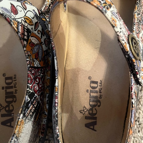 Alegria Multicolor Mary Jane Shoes - Paloma Autumn Swirl 8.5 (39) - Picture 12 of 16